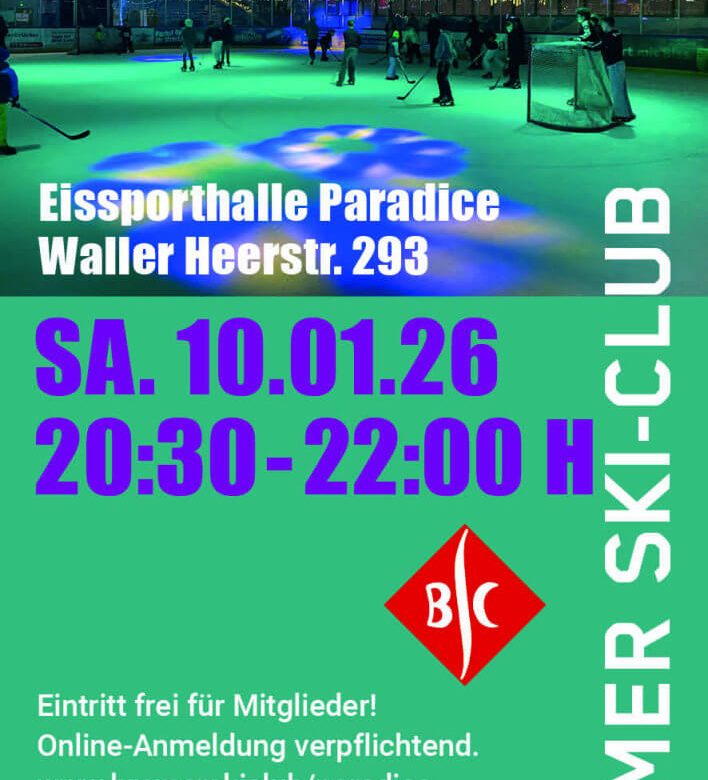 Eislaufen und Eishockey für alle Mitglieder